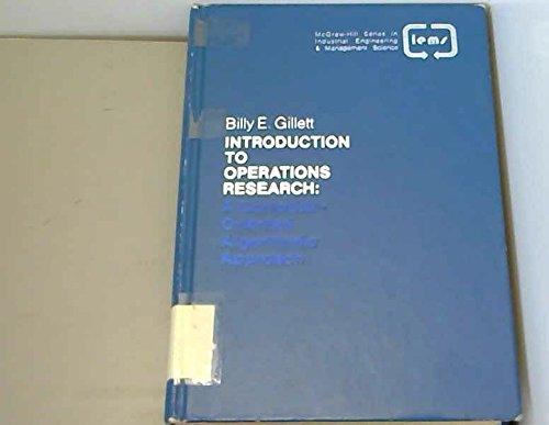 Book Introduction to operations research: A computer-oriented algorithmic approach (McGraw-Hill series in industrial engineering and management science) free