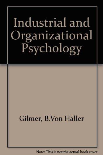 Book Industrial and Organizational Psychology (Database Experts' Series) free