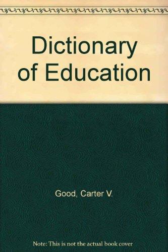 Book Dictionary of Education free