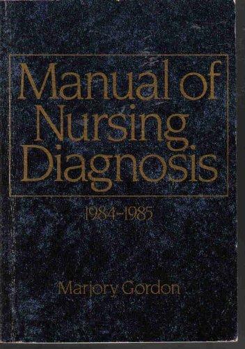 Book Manual Of Nursing Diagnosis, 1984-1985 free