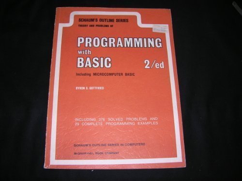Book Schaum's Outline of theory and problems of programming with BASIC, including microcomputer BASIC (Schaum's outline series) free