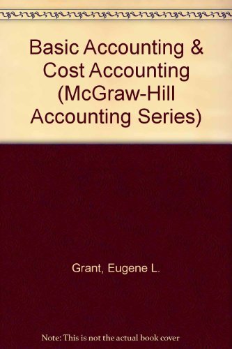 Book Basic Accounting & Cost Accounting (mcgraw-hill Accounting Series) free