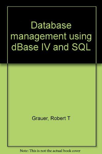 Book Database Management Using Dbase Iv And Sql free