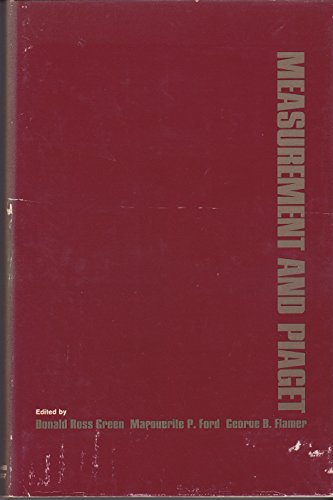 Book Measurement and Piaget: Proceedings free