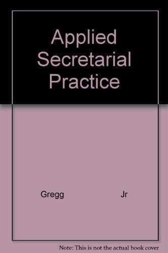 Book Applied Secretarial Practice free