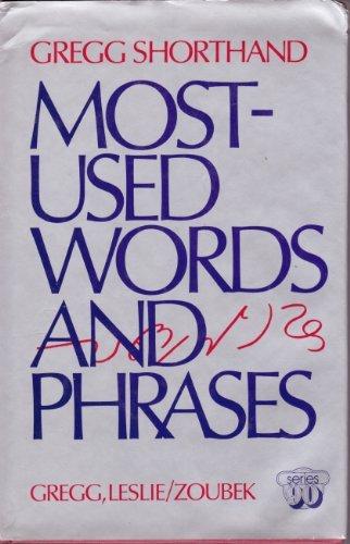 Book Gregg Shorthand Most-Used Words and Phrases; Series 90 free