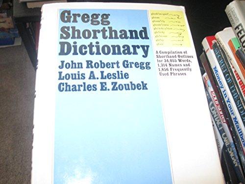 Book Gregg Shorthand Dictionary (Diamond jubilee series) free