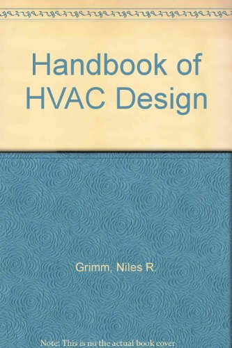 Book Handbook of Hvac Design free