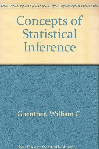 Book Concepts of statistical inference free