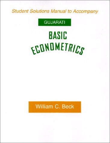 Book Basic Econometrics (Student Solution Manual) free
