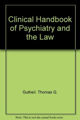 Book Clinical Handbook of Psychiatry and the Law free