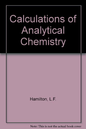 Book Calculations of Analytical Chemistry free