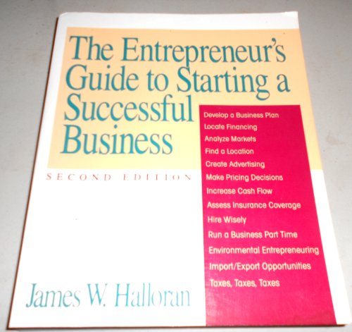 Book Entrepreneur's Guide to Starting a Successful Business free