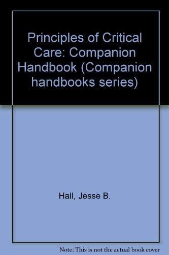 Book Principles of Critical Care: Companion Handbook (Companion Handbooks Series) free