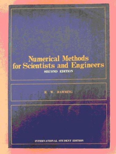 Book Numerical methods for scientists and engineers (International series in pure & applied mathematics) free