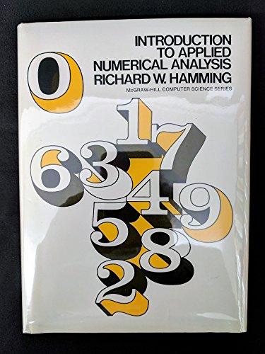 Book Introduction to Applied Numerical Analysis (International Series in Pure & Applied Mathematics) free