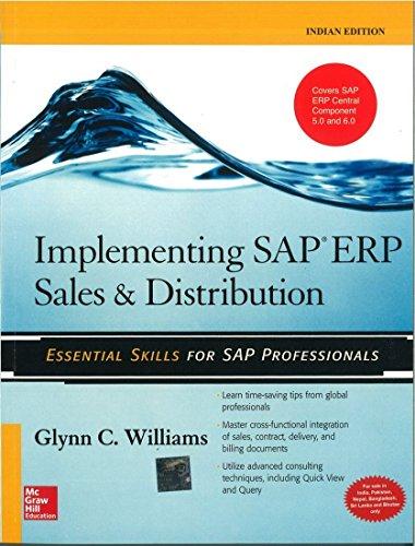 Book Implementing SAP ERP Sales & Distribution free