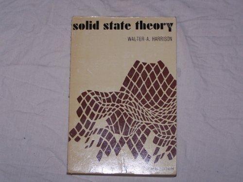 Book Solid State Theory free