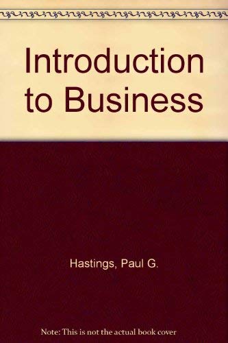 Book Introduction To Business free