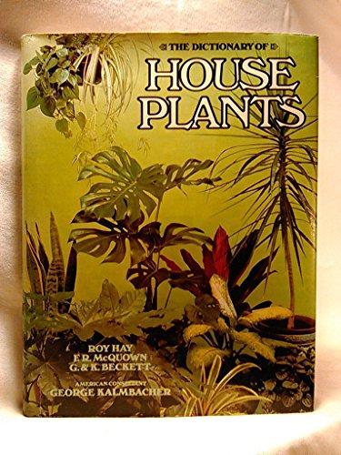 Book The dictionary of house plants free