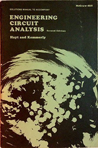 Book Engineering Circuit Analysis: Solutions Man (Electrical & Electronic Engineering) free