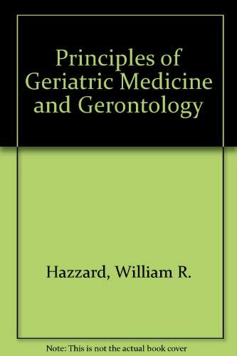 Book Principles of Geriatric Medicine and Gerontology free