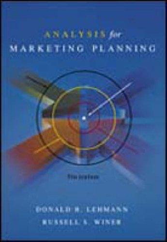 Book Analysis for Marketing Planning free