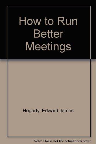 Book How To Run Better Meetings free