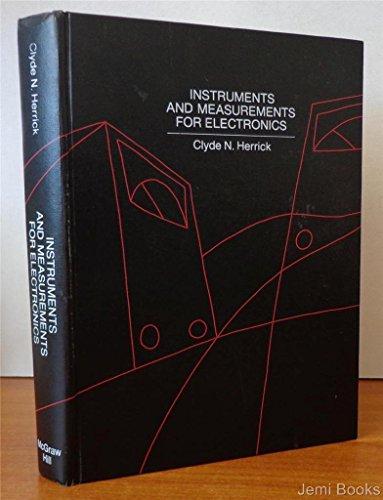 Book Instruments and Measurements for Electronics free