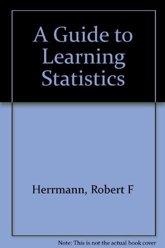 Book A Guide to Learning Statistics (McGraw-Hill's statistics discovery series) free