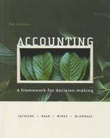 Book Accounting: A Framework For Decision Making 3rd Edition free
