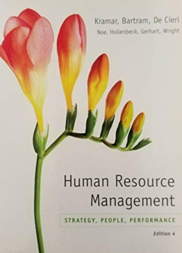 Book Human Resource Management: Strategy, People, Performance 4th Edition free