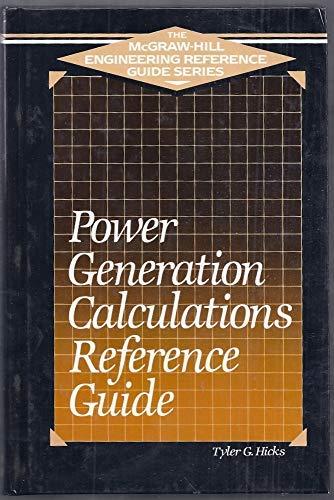 Book Power Generation Calculations Reference Guide (McGraw-Hill Engineering Reference Guide Series) free