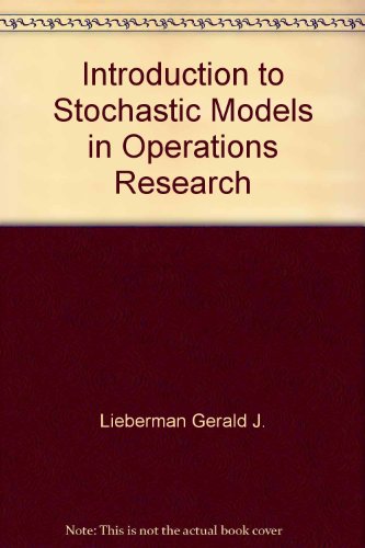 Book Introduction To Stochastic Models In Operations Research free