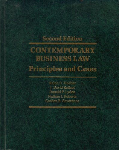 Book Contemporary business law: Principles and cases free