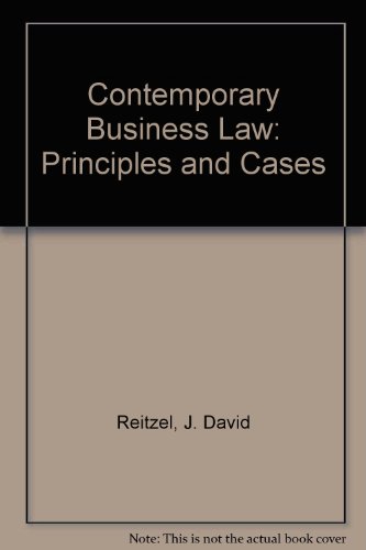 Book Contemporary business law: Principles and cases free
