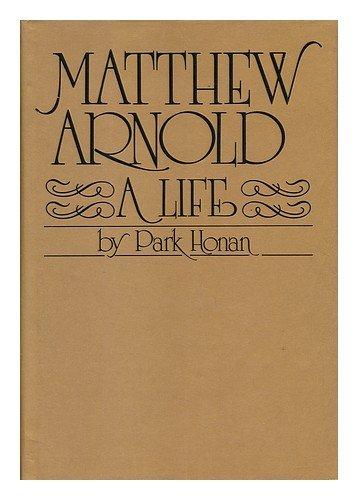 Book Matthew Arnold, a Life free