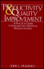Book Productivity and Quality Improvement: A Practical Guide to Implementing Statistical Process Control free