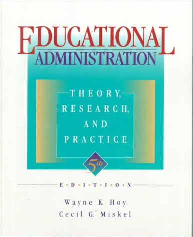Book Educational Administration: Theory, Research, and Practice free