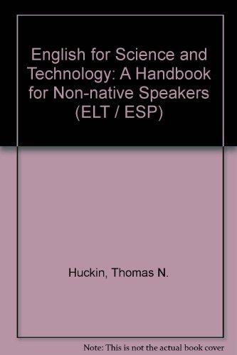 Book English for Science and Technology: A Handbook for Nonnative Speakers free
