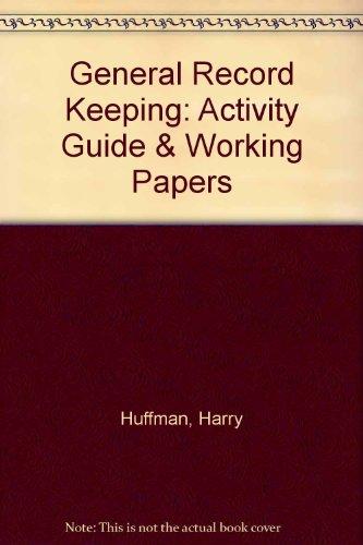 Book Activity Guide And Working Papers For General Recordkeeping free