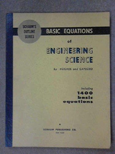 Book Basic Equations of Engineering (Schaum's Outline Series) free