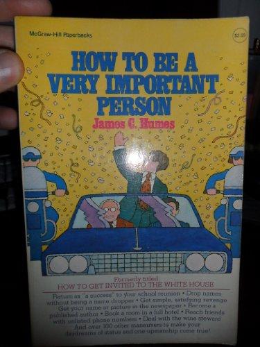 Book How to be a very important person (McGraw-Hill paperbacks) free