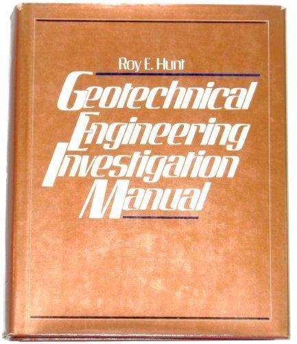 Book Geotechnical Engineering Investigation Manual (Intel/McGraw-Hill Series) free