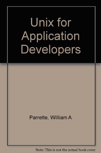 Book Unix For Application Developers free