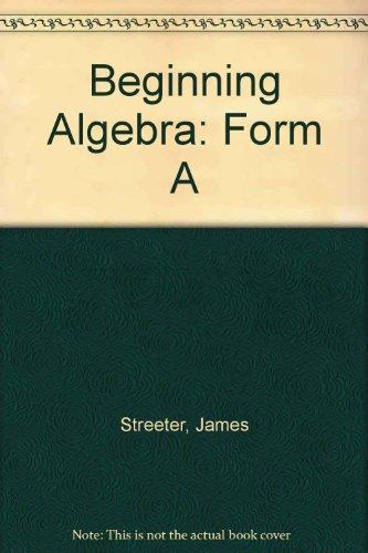 Book Beginning Algebra, Form A free