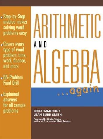 Book Arithmetic and Algebra Again (Schaum's Paperbacks) free