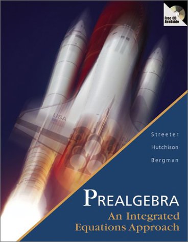 Book Prealgebra An Integrated Equations Approach free