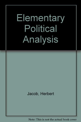 Book Elementary Political Analysis free