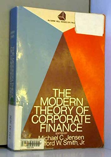 Book Modern Theory Of Corporate Finance free